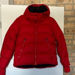 ATHLETA Puffer Jacket. Red. Size XS